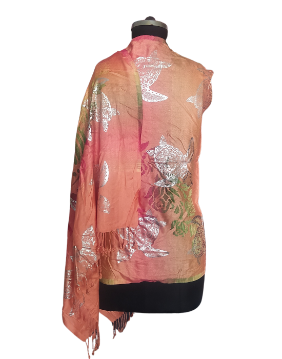 Women  Stole Flower print Multi